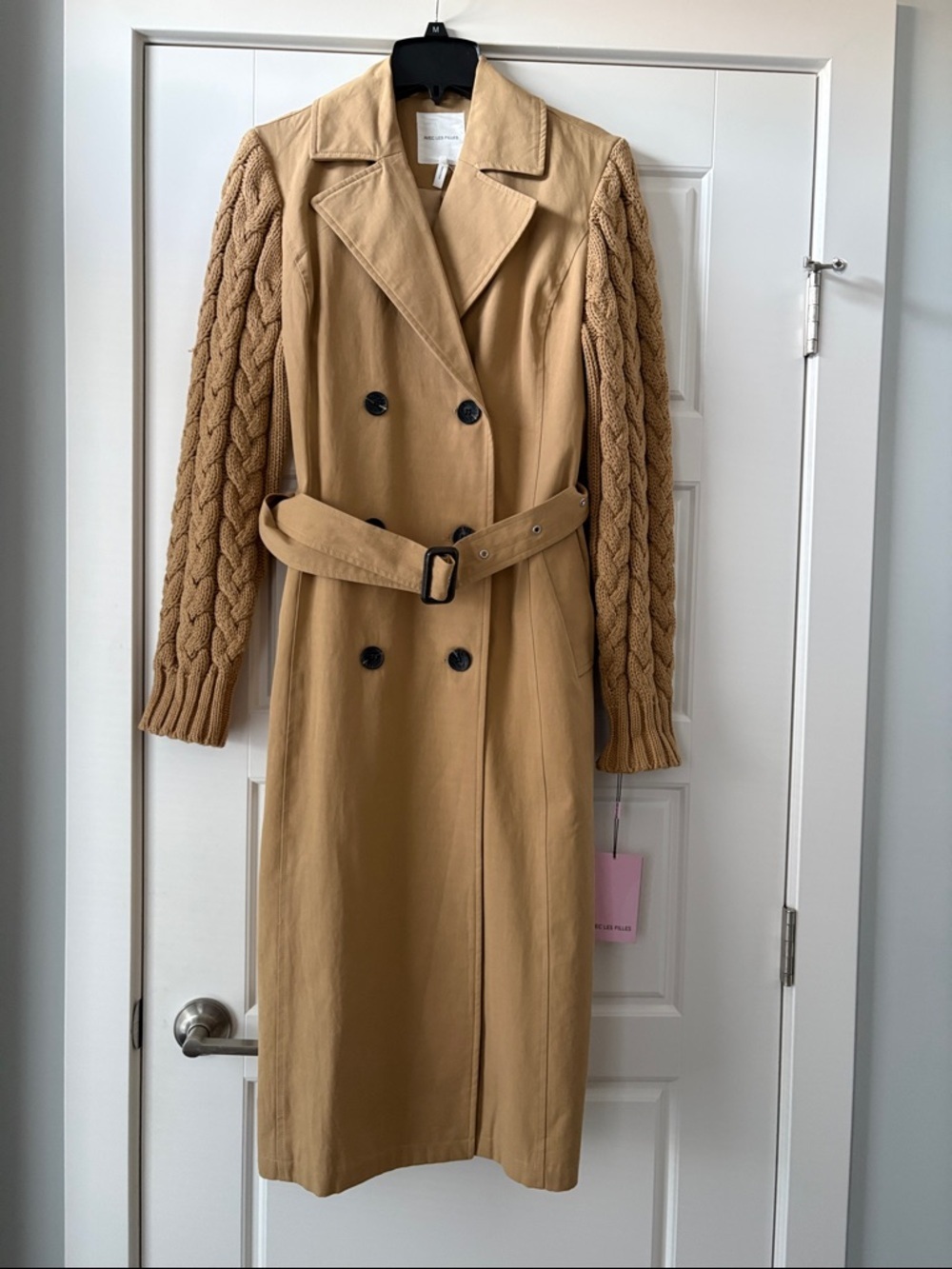 🎉LAST ONE🎉 Anthropologie NWT Avec Les Filles Mixed Media Coat size M. - Picture 2 of 9
